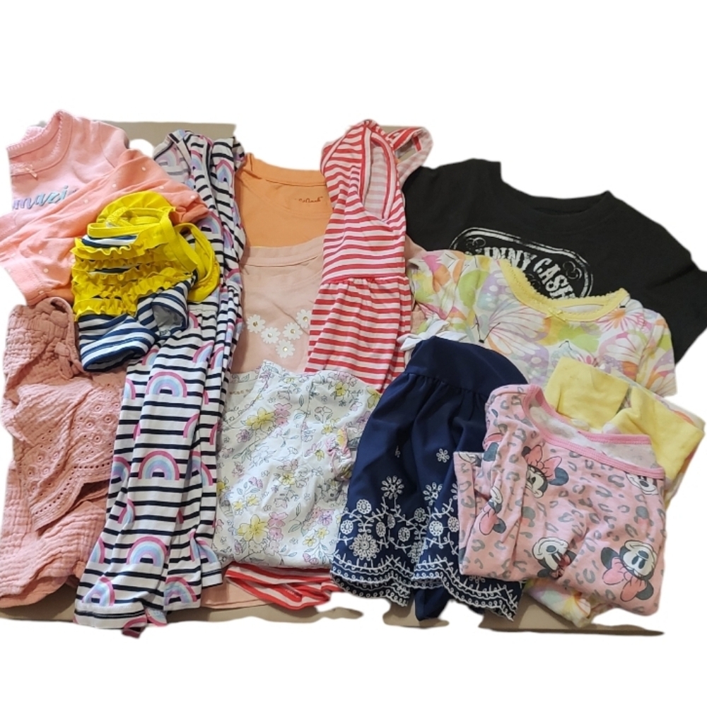 Colorful Kids Clothing Bundle (13 Items) Size 2T